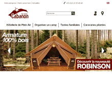 Tablet Screenshot of cabanon.com